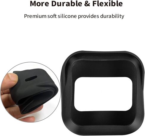 Tonton Silicone Case Cover for All-New Blink Outdoor 4 (4th Gen), Weatherproof Silicone Protective Skin with Sun Hood, Full Camera Protection for Blink Outdoor 4 Smart Security Camera, Black (1 Pack) in Saudi Arabia