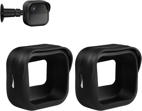 Tonton Silicone Case Cover for All-New Blink Outdoor 4 (4th Gen), Weatherproof Silicone Protective Skin with Sun Hood, Full Camera Protection for Blink Outdoor 4 Smart Security Camera, Black (1 Pack) in Saudi Arabia