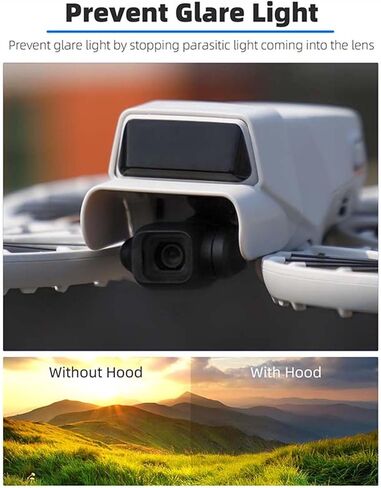 غطاء حماية من الشمس للعدسة لـ DJI FLIP، غطاء واقي لعدسة الكاميرا مضاد للوهج، غطاء واقٍ من الشمس لطائرة بدون طيار FLIP (أسود) in Kuwait