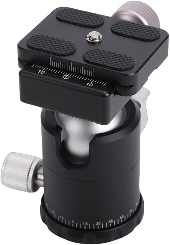 Sorandy 30mm Tripod Ball Head, 360 Degree Rotating Panoramic Ball Head, Arca Type Plate with Load 8KG, Ideal for DSLR Mirrorless Camera Tripod Monopod in Kuwait