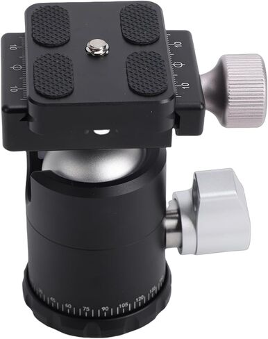 Sorandy 30mm Tripod Ball Head, 360 Degree Rotating Panoramic Ball Head, Arca Type Plate with Load 8KG, Ideal for DSLR Mirrorless Camera Tripod Monopod in Kuwait