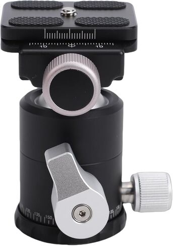 Sorandy 30mm Tripod Ball Head, 360 Degree Rotating Panoramic Ball Head, Arca Type Plate with Load 8KG, Ideal for DSLR Mirrorless Camera Tripod Monopod in Kuwait