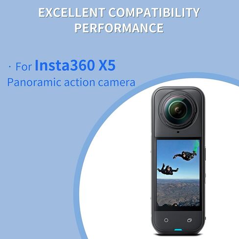 مجموعة شاحن بطارية لجهاز Insta360 X5، 28000 مللي أمبير يمكن أن توفر 3 بطاريات وتشحن في نفس الوقت، شاحن بطارية سريع لملحقات Insta360 X5 مع فتحات بطاقة SD من Misro (شاحن + 3 بطاريات) in Kuwait