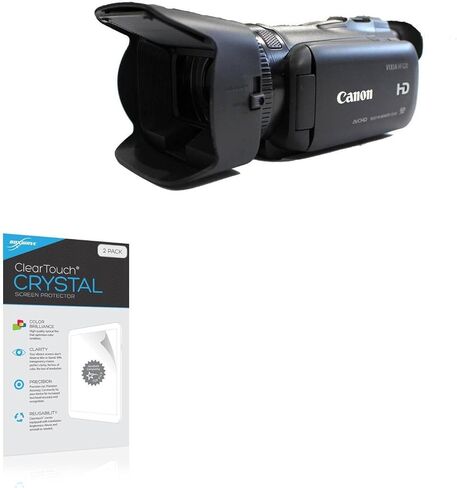 واقي شاشة BoxWave متوافق مع Canon Vixia HF G20 - ClearTouch Crystal (عبوتان)، غلاف فيلم عالي الدقة - يحمي من الخدوش in Kuwait