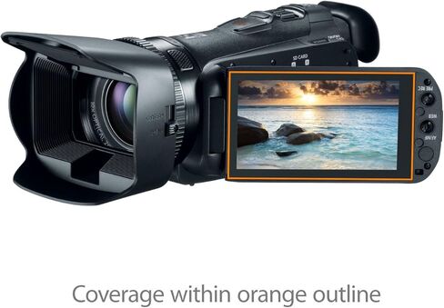 واقي شاشة BoxWave متوافق مع Canon Vixia HF G20 - ClearTouch Crystal (عبوتان)، غلاف فيلم عالي الدقة - يحمي من الخدوش in Kuwait