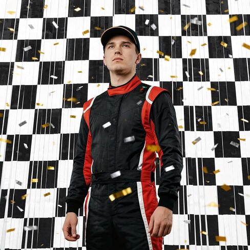 Menstarsi Car Birthday Decorations, Race Car Birthday Party Decorations, 2 Pack Black White Tinsel Foil Fringe Curtains, Checkered Backdrop, Photo Booth Prop Streamers for Kid Boy Men Party Decor in Kuwait