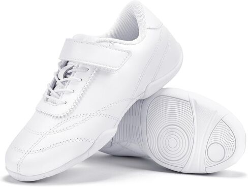 أحذية Stelle Cheer Shoes للفتيات بيضاء للرقص التشجيعي، أحذية رياضية للتدريب للفتيات، أحذية رياضية ناعمة قابلة للتنفس للأطفال in Kuwait