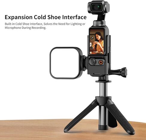 Magnetic Expansion Adapter for DJI Osmo Pocket 3,Magnetic Mount with Cold Shoe, Compatible with Cars, Railings, and Refrigerators in Kuwait