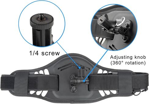 Camera Waist Belt + 90cm Selfie Stick for GoPro for Insta360 for DJI for Fusion Action Camera/Panorama Camera Outdoor Holder Waistband Hands Free Mount Bracket Strap in Saudi Arabia