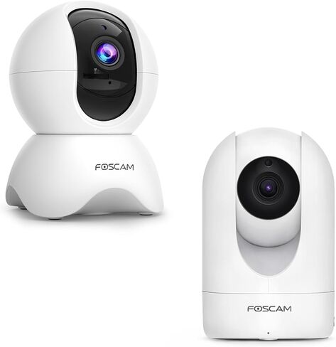 كاميرات مراقبة واي فاي FOSCAM 3K بدقة 5 ميجابكسل، مع تكبير رقمي 6X وكاميرا داخلية IP WiFi بدقة 4 ميجابكسل مع اكتشاف الإنسان بالذكاء الاصطناعي واكتشاف الصوت in Kuwait