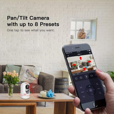 كاميرات مراقبة واي فاي FOSCAM 3K بدقة 5 ميجابكسل، مع تكبير رقمي 6X وكاميرا داخلية IP WiFi بدقة 4 ميجابكسل مع اكتشاف الإنسان بالذكاء الاصطناعي واكتشاف الصوت in Kuwait