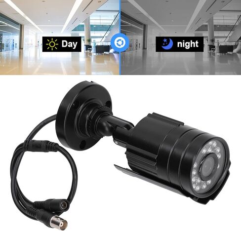 Outdoor Analog CCTV Camera with 24 LED Infrared , NTSC-Compatible Security Surveillance Camera for Home and Business in Kuwait