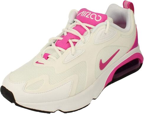 Nike Womens Air Max 200 Running Trainers CJ0629 Sneakers Shoes (UK 4.5 US 7 EU 38, White fire Pink Black 104) in Kuwait