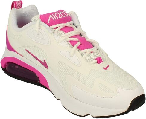 Nike Womens Air Max 200 Running Trainers CJ0629 Sneakers Shoes (UK 4.5 US 7 EU 38, White fire Pink Black 104) in Kuwait