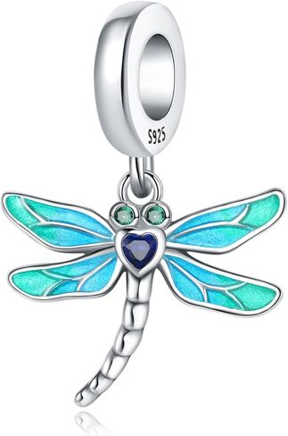 925 Sterling Silver Charms Beads for Bracelets Necklaces, Airplane Passport Sister Heart Coffee Music Book Travel Pendant, Pink Color Cute Animal Jewelry Graduation Birth Gifts for Women Men in Kuwait
