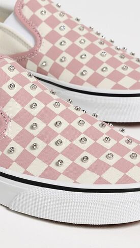 حذاء Vans كلاسيكي سهل الارتداء للجنسين، حجر الراين ميستي موف، 9 US للنساء/7.5 US للرجال in Kuwait