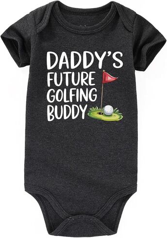 Daddy's Future Golfing Buddy baby clothes newborn infant golf outfit in Saudi Arabia