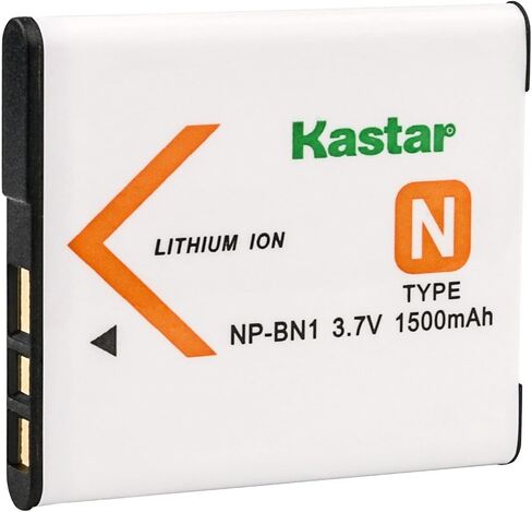 Kastar قطعتان بديلتان لبطارية Sony Cyber-Shot DSC-QX10، Cyber-Shot DSC-QX30، Cyber-Shot DSC-QX100، Cyber-Shot DSC-T99، Cyber-Shot DSC-T110، Cyber-Shot DSC-TF1، Cyber-Shot DSC-TX5 in Kuwait