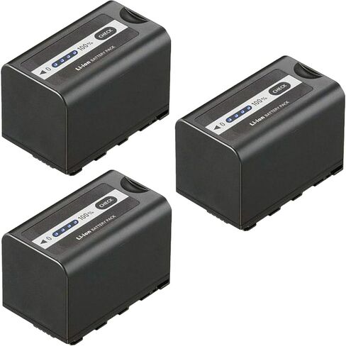 Kastar قطعتان لاستبدال بطارية باناسونيك AJ-PX298، AJ-PX298MC، AJ-UX90، AJ-UX180، HC-X1، HC-X1000، HC-X1500، HC-X2000، HC-MDH2، HC-MDH2GK، HC-MDH2GK-K، HC-MDH2M، Lumix كاميرا BGH1، لوميكس BS1H in Kuwait