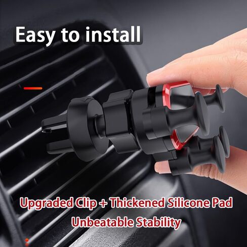 Car Phone Mount for Audi A4 Avant 2017 2018 2019 2020 2021, Auto-Retract Phone Holder with Silicone Claws, 360° Rotating Car Cell Phone Holder for Smartphones,B in Saudi Arabia