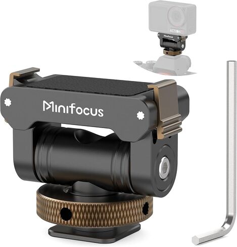 حامل محول مغناطيسي سريع الفك من MINIFOCUS لـ DJI Osmo Action 5 Pro/4/3/360، دعامة قاعدة تمديد مع فتحة برغي ملولبة 1/4 بوصة لملحقات عصا سيلفي ثلاثية القوائم DJI Osmo Action in Kuwait