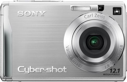 كاميرا Sony Cybershot DSC-W200 الرقمية بدقة 12.1 ميجابكسل مع تكبير بصري 3x ولقطة فائقة الثبات (متجددة) in Kuwait