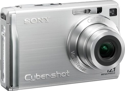 كاميرا Sony Cybershot DSC-W200 الرقمية بدقة 12.1 ميجابكسل مع تكبير بصري 3x ولقطة فائقة الثبات (متجددة) in Kuwait