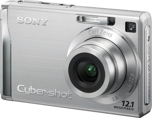 كاميرا Sony Cybershot DSC-W200 الرقمية بدقة 12.1 ميجابكسل مع تكبير بصري 3x ولقطة فائقة الثبات (متجددة) in Kuwait