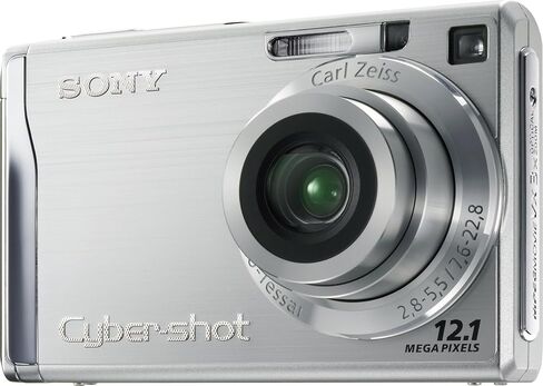 كاميرا Sony Cybershot DSC-W200 الرقمية بدقة 12.1 ميجابكسل مع تكبير بصري 3x ولقطة فائقة الثبات (متجددة) in Kuwait