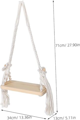 STOBOK Swing Prop: دعائم تصوير للأطفال أرجوحة خشبية للأطفال حديثي الولادة - ملحق لالتقاط الصور للتصوير الفوتوغرافي للرضع في الأماكن المغلقة أو الهواء الطلق in Kuwait