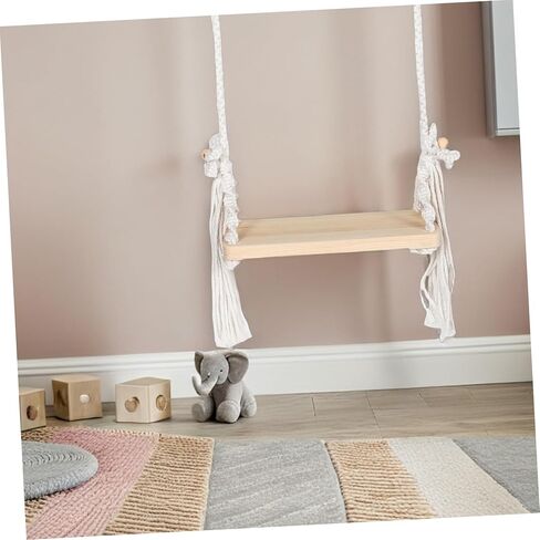 STOBOK Swing Prop: دعائم تصوير للأطفال أرجوحة خشبية للأطفال حديثي الولادة - ملحق لالتقاط الصور للتصوير الفوتوغرافي للرضع في الأماكن المغلقة أو الهواء الطلق in Kuwait