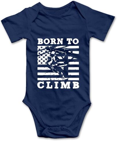 بدلة رومبير من Lineman Born to Climb للأطفال الرضع من القطن والأولاد والبنات in Kuwait