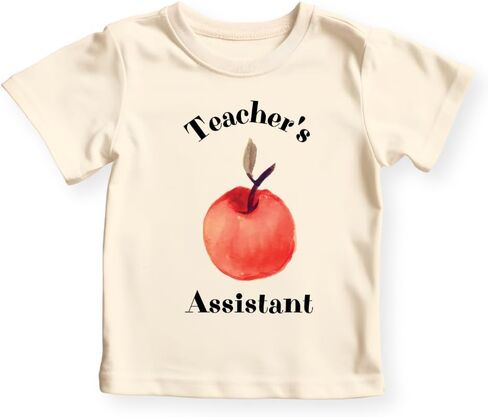 Teacher's Assistant Apple Baby Bodysuit, Newborn Outfit, Baby Clothes, Gift for Children in Saudi Arabia