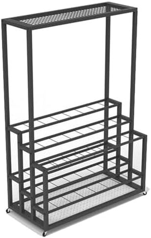 Heavy-Duty Movable Rolling Paper Backdrop Stand & Storage Organizer, 150/170cm Adjustable Iron Roll Rack for Photography Studio, Easy to Use & Durable in Saudi Arabia
