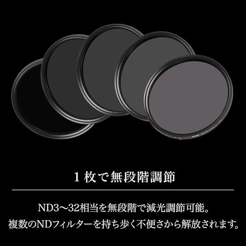 Haida 82mm PROII 1.5-5.0 توقف مرشح ND المتغير متعدد الطبقات in Kuwait