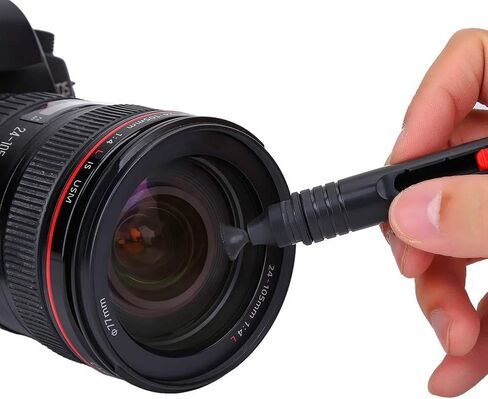 مجموعة تنظيف عدسة الكاميرا، أدوات تنظيف عدسة الكاميرا 7 في 1 مع فرشاة منفاخ الهواء، حبل تنظيف الملابس الساخنة على مستوى الحذاء لأساسيات التصوير الفوتوغرافي in Kuwait