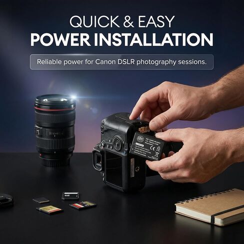 حزمة BM Premium المكونة من بطاريتين LP-E10 ومجموعة شاحن بطاريات USB مزدوج لكاميرات Canon EOS Rebel T3 وT5 وT6 وT7 وT100 وKiss X50 وKiss X70 وEOS 1100D وEOS 1200D وEOS 1300D وEOS 2000D وEOS 4000D in Kuwait