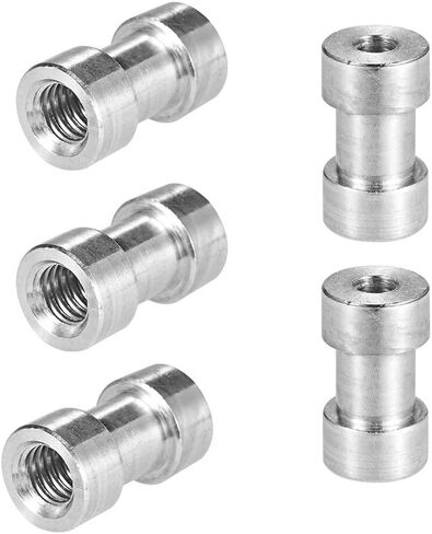Spigot Screw Threaded Adapter Durable for Camera Flash Light Bracket Photography Accessories, Metal, 5pcs in Kuwait