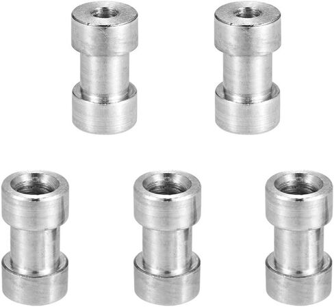 Spigot Screw Threaded Adapter Durable for Camera Flash Light Bracket Photography Accessories, Metal, 5pcs in Kuwait