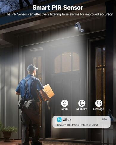 LIWAN Security Cameras Wireless Outdoor Indoor, 2.4GHZ WiFi Security Camera for Home Security, 2K HD Color Night Vision Battery Powered, Motion Detection, 2-Way Talk, SD/Cloud Storage, 4-Pack in Saudi Arabia