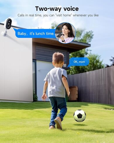 LIWAN Security Cameras Wireless Outdoor Indoor, 2.4GHZ WiFi Security Camera for Home Security, 2K HD Color Night Vision Battery Powered, Motion Detection, 2-Way Talk, SD/Cloud Storage, 4-Pack in Saudi Arabia