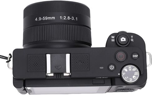 4K Digital Camera, Mirrorless with 64MP, 20X Zoom, 3 Inch Flip Screen, Anti Shake - High Resolution Video, LED Fill Light, Ideal for Travel Photography (Black) in Kuwait