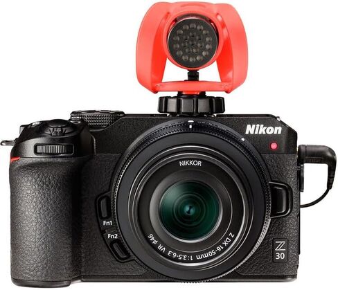 كاميرا Nikon Z30 بدون مرآة بدقة 20.9 ميجابكسل لمدونات الفيديو على YouTube وبث السفر مع شاشة قلاب وفيديو 4K (13602) + بطاقة 64 جيجابايت + المزيد من الملحقات متضمنة (حزمة مكونة من 12 قطعة) in Kuwait