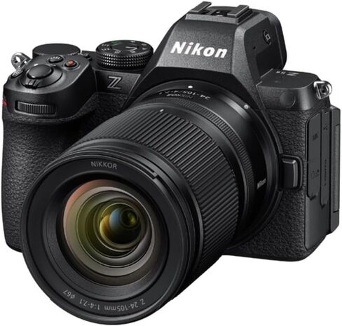 كاميرا Nikon Z5 II بدون مرآة مع مجموعة عدسات مقاس 24-105 مم f/4-7.1 وعدسة Tamron مقاس 70-300 مم f/4.5-6.3 + بطاقة 128 جيجابايت + 2 مرشحات للأشعة فوق البنفسجية + قارئ بطاقات + حافظة بطاقات + طقم تنظيف + حقيبة كاميرا (11 عنصرًا) in Kuwait