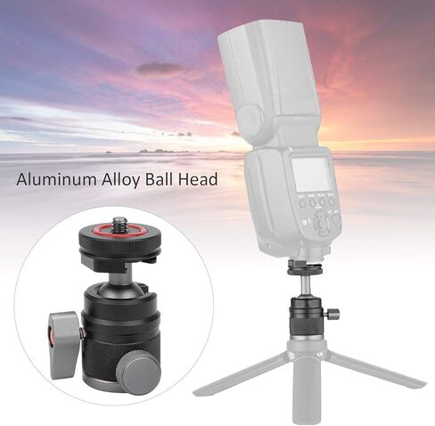 FILFEEL VELEDGE M4 Aluminum Alloy Cold Shoe Head with /4 Inch Screw for Camera and Tripod Adapter in Kuwait