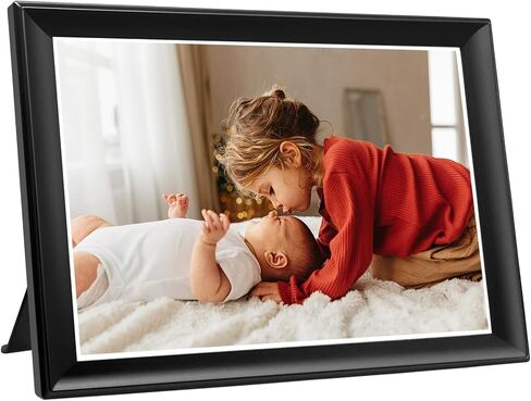 إطار صور رقمي واي فاي ذكي، 10.5 بوصة، شاشة لمس LCD IPS LCD بدقة 1920 × 1280 بكسل، تخزين 64 جيجابايت، تدوير تلقائي، دعم بطاقة SD ومحرك USB in Kuwait