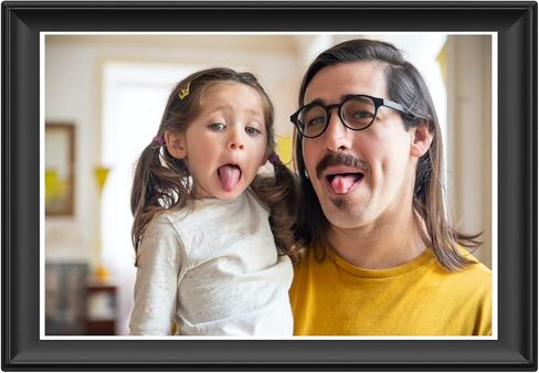 إطار صور رقمي واي فاي ذكي، 10.5 بوصة، شاشة لمس LCD IPS LCD بدقة 1920 × 1280 بكسل، تخزين 64 جيجابايت، تدوير تلقائي، دعم بطاقة SD ومحرك USB in Kuwait