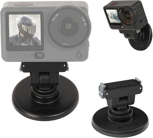 حامل محوري مغناطيسي من Anbee متوافق مع DJI Osmo Nano/Omso Action 6، إطلاق سريع 180 درجة قابل للتعديل مع قبضة مخلب، ملحق كاميرا عمل عالمي in Kuwait