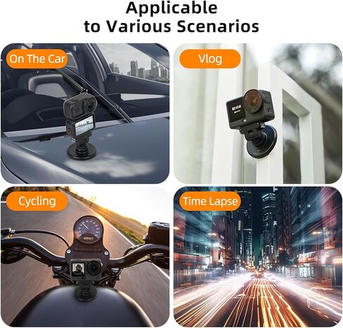 حامل محوري مغناطيسي من Anbee متوافق مع DJI Osmo Nano/Omso Action 6، إطلاق سريع 180 درجة قابل للتعديل مع قبضة مخلب، ملحق كاميرا عمل عالمي in Kuwait