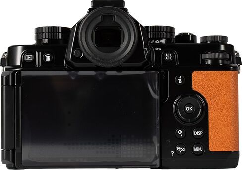 كاميرا نيكون Zf بدون مرآة بإطار كامل برتقالية 24.5 ميجابكسل مع تسجيل EXPEED 7 4K وتصميم مستوحى من الطراز القديم (13599) + عدسة Nikon Z مقاس 40 مم f/2 + بطاقة 64 جيجابايت + بطارية EN-EL15C + حقيبة كاميرا + المزيد (حزمة مكونة من 18 قطعة) in Kuwait